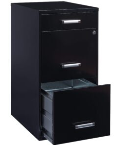 Office Dimensions 20225 File Cabinet, 18-Inch, Black 3 Drawer 33 71dc0Pku1zL