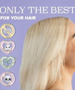 Luseta Purple Shampoo and Conditioner Set for Blonde, Gray - Color Treated Hair - Sulfate Free Paraben Free - Infused with Cocos Nucifera Oil for Curly and Damaged Hair - 2x16.9oz 16.9 Fl Oz (Pack of 2) 32 71dc1vMkQvL