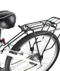 Ibera Bike Rack - Bicycle Touring Carrier Plus+ for Disc Brake/Non-Disc Brake Mount, Fat Tire Bikes, Frame-Mounted for Heavier Top & Side Loads, Height Adjustable for 26"-29" Frames Non-disc Brake 47 71dd0IJmAdL