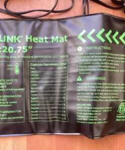 BN-LINK Durable Seedling Heat Mat Heating Pad 10" x 20.75" with Digital Thermostat Controller Combo Set Waterproof for Indoor Seed Starting and Plant Germination 10" x 20.75" & Thermostat 31 71dd0sLE2iL 1