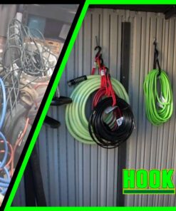 Hook & Hang Bungee Cords - Storage & Organization Cords - Hang Hoses, Cords, Ladders, Bikes, Tools & More. an Incredible Organizer! (3 PK, Yellow) 3 Pack (1) 18" & (2) 14" Cords 15 71dd7NZ8E5L