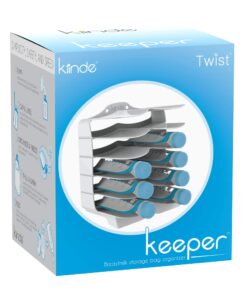 Kiinde Keeper Twist Pouch and Foodii System Breast Milk Bag & Baby Food Pouch Organizer, Refrigerator and Freezer Storage, Eliminates Lost, Damaged, or Spoiled Milk or Baby Food (Pouches Not Included) 17 71ddEza60FS