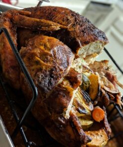 Viking Culinary 3-Ply Stainless Steel Roasting Pan, Includes a Nonstick Rack, Dishwasher, Oven Safe, Works on All Cooktops including Induction 47 71ddkl4U8xL