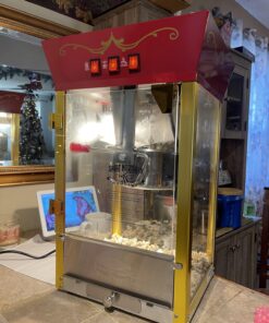 Great Northern Popcorn Red Matinee Movie Theater Style 8 oz. Ounce Antique Popcorn Machine 27 71deHJizf7L