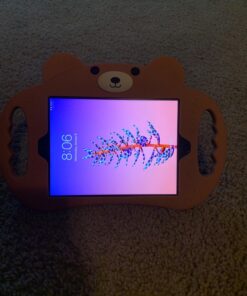 pzoz Case Compatible for iPad Mini 1/2/3/4 Case for Kids Shockproof Silicone Handle Stand Proof Boys Bear Cover for Apple iPad Mini 1st Generation Gen 7.9'' 1 2 3 4 (Brown) Brown 27 71deTEafy L