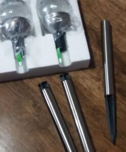 GIGALUMI Solar Lights Outdoor, Christmas Cracked Glass Ball Solar Garden Lights, Color Changing Lights Outdoor,Garden LED Lights for Path, Patio, Yard, 3 Pack Solar Garden Lights Outdoor Pathway 56 71dfhC77jtL