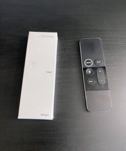 elago R2 Slim Case Compatible with Apple TV Siri Remote 1st Generation (Black) - Slim Design, Scratch-Free Silicone, Shock Absorption, Full Access Black 49 71dgZHnPHzL