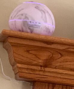 HATHASPACE Marble Essential Oil Aroma Diffuser, 350ml Aromatherapy Fragrance Diffuser & Ultrasonic Cool Mist Room Humidifier, 24+ Hour Capacity, 7-Color Mood Light, Intermittent Mode, BPA-Free (White) White 36 71dgjWFWT6L