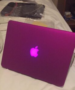 Se7enline Compatible with A1425/A1502 Case Touch Hard Shell Cover for MacBook Pro Retina 13 inch Laptop Accessories Sleeve Bag, Rubberized Keyboard Skin, LCD Screen Protector, Dust Plug,Deep Purple 13 inch (2020-Now Version) Red 28 71dgqWydnLL 1