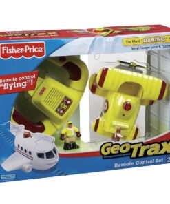 Alternative view of Fisher-Price Transportation System Remote Control Bi-Plane with Loopy Loco & Darren