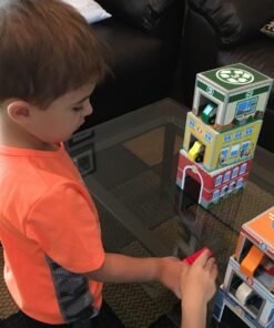 Melissa & Doug Nesting and Sorting Blocks - 6 Buildings, 6 Wooden Vehicles - Numbers Learning, Car Garage, Sorting And Stacking Toys For Toddlers Ages 2+ Set 39 71dhNgTfgJL