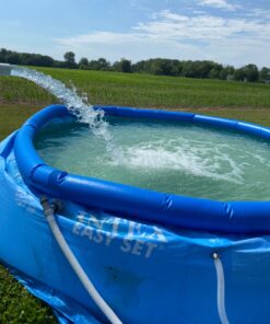 Intex 18ft X 48in Easy Set Pool Set with Filter Pump, Ladder, Ground Cloth & Pool Cover 18 ft x 48 in 45 71dhOyXJm9L