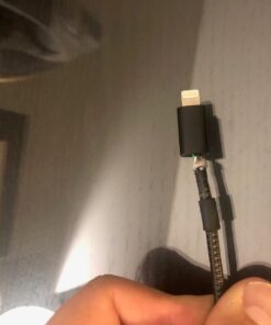 Anker 6ft Premium Double-Braided Nylon Lightning Cable, Apple MFi Certified for iPhone Chargers, iPhone X/8/8 Plus/7/7 Plus/6/6 Plus/5s, iPad Pro Air 2, and More(Black) 6 ft Black 1 36 71dhVG3d5L