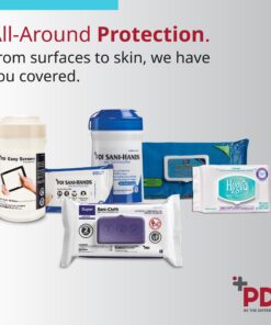 Sani-Hands Instant Hand Sanitizing Wipes - Ethyl Alcohol Wipes with Aloe, Vitamin E, Wrapped for Travel, Home, Outdoor - Individual Packet, 5 in. x 8 in., 100 Wipes, 1 Pack 23 71dhVNy2fEL