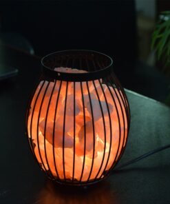 Himalayan Glow 1345 Oval Style Basket Night Salt Lamps, 7-9 Pounds Oval Style Metal Basket 34 71dhcH6b5NL