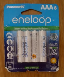 Panasonic BK-4MCCA8BA eneloop AAA 2100 Cycle Ni-MH Pre-Charged Rechargeable Batteries, 8-Battery Pack 8 Count (Pack of 1) 38 71dj4vLD3yL