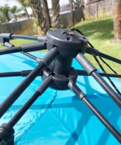 Outrav Pop Up Beach Tent - Quick and Easy Set Up, Family Size, Portable Sun and Water Shelter and Shade Canopy - for Fishing, Camping, Hiking and Outdoor Activities Blue 18 71djMrogISL