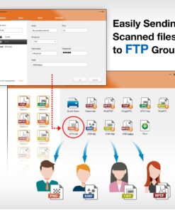 Plustek PS186 Desktop Document Scanner, with 50-pages Auto Document Feeder (ADF). For Windows 7 / 8 / 10 / 11 (Intel/AMD only) 17 71dl3m8RMRL