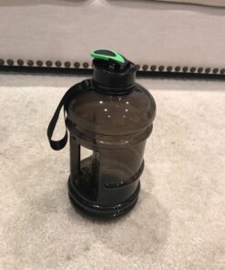 75 Oz Half Gallon Water Bottle with Handle - 2.2L Sport Bottle BPA Free Athletic Gear Leak Proof Water Bottles Hydration Bottle - Gym Water Jug Sports Water Bottle Hiking Outdoor Camping Water Jug Grey 25 71dm5RBtejL