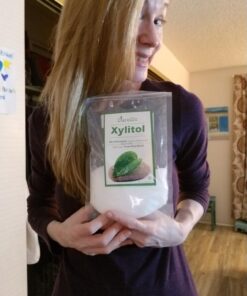 DureLife XYLITOL Sugar Substitute 1 LB (16 OZ) Made From 100% Pure Birch Xylitol NON GMO - Gluten Free - Kosher,Natural sugar alternative, 1 Pound (Pack of 1) 22 71dnRK0MI0L