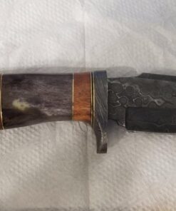 REG-HK-41 Custom Handmade Damascus Steel 10.00 Inches Knife- Colored Camel Bone and Rose Wood Handle 26 71doJCC8xtL