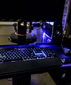 Corsair K95 RGB Platinum Mechanical Gaming Keyboard - 6x Programmable Macro Keys - USB Passthrough & Media Controls - Fastest Cherry MX Speed - RGB LED Backlit - Black Finish 50 71dov6CDoL 1