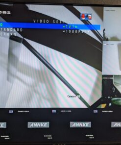 ANNKE 1080p Security Camera 4-in-1 CCTV Bullet Wired Cam, AHD/TVI/CVI/CVBS, Analog Surveillance Video Add–On Camera for Indoor/Outdoor Use, 100ft Clear Night Vision (Power Adapter Not Included) - E200 Black 53 71doysHFH0L