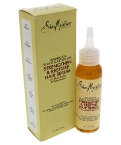 Sheamoisture Hair Serum Oil for Damaged Hair Jamaican Black Castor Oil Hair Oil with Shea Butter 2 oz Clean Scent 2 Fl Oz (Pack of 1) 25 71dpozmQ2nL