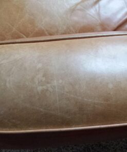 Furniture Clinic The Original Leather Recoloring Balm 16 Colors - Leather Repair Kit for Furniture - Restore Couches, Car Seats (Light Grey) Light Grey 29 71dpwax GnL