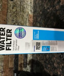 SAMSUNG Genuine Filter for Refrigerator Water and Ice, Carbon Block Filtration for Clean, Clear Drinking Water, 6-Month Life, HAF-CIN/EXP, 1 Pack 50 71dqRjNdFZL