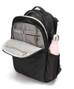 Pacsafe Metrosafe LS350 15 Liter Anti Theft Laptop Daypack/Backpack - with Padded 13" Laptop Sleeve, Adjustable Shoulder Straps, Patented Security Technology, Black Pacsafe Metrosafe Ls350 Anti-theft 15l Travel Backpack - Black 26 71dqZCfLhZL