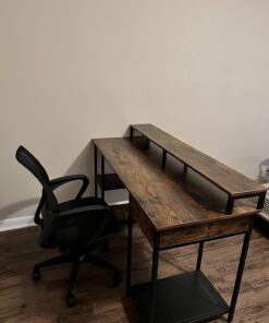 BestOffice Office Chair Ergonomic Cheap Desk Chair Mesh Computer Chair Lumbar Support Modern Executive Adjustable Stool Rolling Swivel Chair for Back Pain (Black) Black 41 71dqdzA 5KL