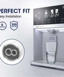 Crystala Filters XWF Water Filter, Compatible with GE XWF Refrigerator Water Filter, 3 Pack 13 71drYE6sl L