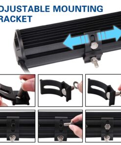 Senlips Light Bar 22" 144W Led Light Bar Spot Flood Combo Waterproof, Off Road Led Bar Led Driving Lights ATV Trucks Jeeps Lamp with Mounting Bracket for Boat Car Vehicle Accessories 15 71drbZUNKIL