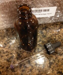 Yesker Amber Glass Bottles (Pack of 6) for Essential Oils with Glass Eye Dropper, 2 Ounce Capacity 6 Pack 30 71dsZRL8hVL