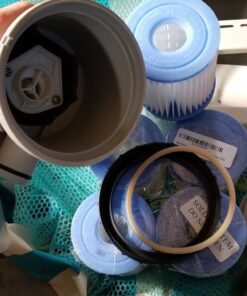 Intex N/AA Replacement 29007E Swimming Pool Filter Cartridge H-6 Pack, White 11 71dtTuevNSL