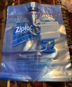 Ziploc Big Bags Clothes and Blanket Storage Bags for Closet Organization, Protects from Moisture, Large, 5 Count 5ct - Large 45 71dtewkJBvL