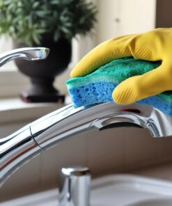 O-Cedar Scrunge Multi-Use (Pack of 6) Non-Scratch, Odor-Resistant All-Purpose Scrubbing Sponge Safely Cleans All Hard Surfaces in Kitchen and Bathroom, 6 Count (Pack of 1), Blue 6 Count (Pack of 1) 36 71dtihqtjQL