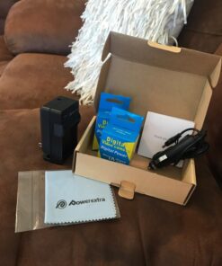 Powerextra 2 Pack LP-E10 Battery and Charger Compatible with Canon Rebel T3 T5 T6 T7 Kiss X50 Kiss X70 1100D 1200D1300D 2000D 1500D Digital Cameras 22 71dutwZ2WL