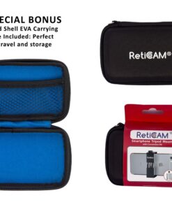 Alternative view of RetiCAM Smartphone Tripod Mount - Metal Universal Smart Phone Tripod Adapter Including Both Standard and XL Mounting Kits Black - Standard and XL (2.1 to 3.6")
