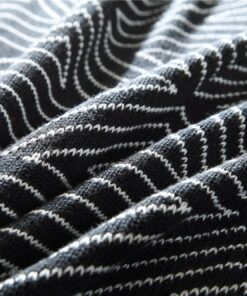 100% Cotton Throw Blanket, Stylish While Classic Pattern, Natural Soft & Cozy Throws for Bed Couch/Sofa/Bed/Picnic Pattern F 18 71dvD0683wL