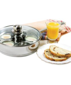 Norpro Stainless Steel Egg Poacher/Skillet Set, 10", Silver 15 71dwTQMu92L