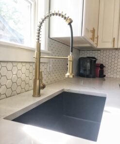 Kraus KGU-413B Undermount Single Bowl Granite Kitchen Sink, 31 Inch, Black 54 71dwVtRjVL