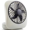 O2COOL Treva 5 Inch Battery Powered Fan Portable Desk Fan 2 Cooling Speeds with Compact Folding & Tilt Design Small Fan Cubicle Accessories Mini Fan Portable (Grey) Grey 1 Unit 7 71dwwMi8OyL 1