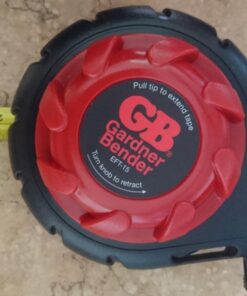 Gardner Bender EFT-15 Mini Cable Snake, 15 Ft Steel Fish Tape, Electrical Wire Fishing Tape, Red & Black 17 71dx207i3IL