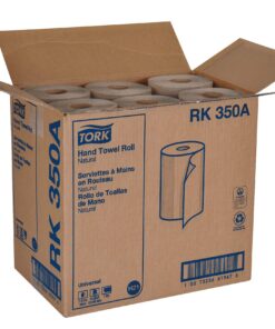 Tork Paper Hand Towel Roll Natural H21, Universal, 100% Recycled Fiber, 12 Rolls x 350 ft, RK350A Case of 12 Rolls 18 71dx5QHlNtL
