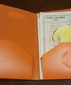 JAM PAPER Heavy Duty Plastic 2 Pocket Extra Tough School Folders - Assorted Primary Colors - 6/Pack 21 71dxAgtR89L