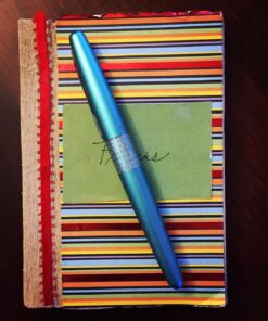 PILOT MR Retro Pop Collection Fountain Pen in Gift Box, Turquoise Barrel with Dots Accent, Fine Point Stainless Steel Nib, Refillable Black Ink (91446) 48 71dyKmfSqQL