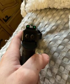 TRUGLO TFX Handgun Sight | Durable Shock-Resistant Compact Brightly Glowing Tritium & Fiber-Optic Xtreme Day/Night Sight for Handguns Glock 42/43 10 71dyj2dTAaL