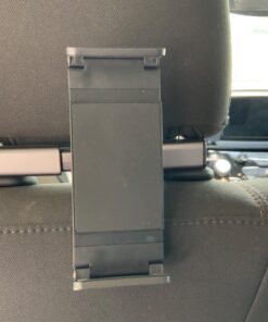 LISEN Tablet iPad Holder for Car Mount Headrest iPad Car Holder Back Seat Travel Accessories Car Tablet Holder Mount Road Trip Essentials for Kids Adults Fits All 4.7-12.9" Devices & Headrest Rod BLACK-FITS 1.77"-8.2" HEADREST ROD 63 71dyo988WbL